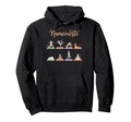 Funny Nameowste Cats Yoga Meditation Hoodie - Trendy Graphic Unisex - T-Shirt, Sweatshirt, Hoodie