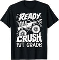 Im Ready to Crush First Grade Back to School 1st Grade Boys T-Shirt Unisex T-shirt, Sweatshirt, Hoodie, Long Sleeve Tee - T-Shirt, Sweatshirt, Hoodie