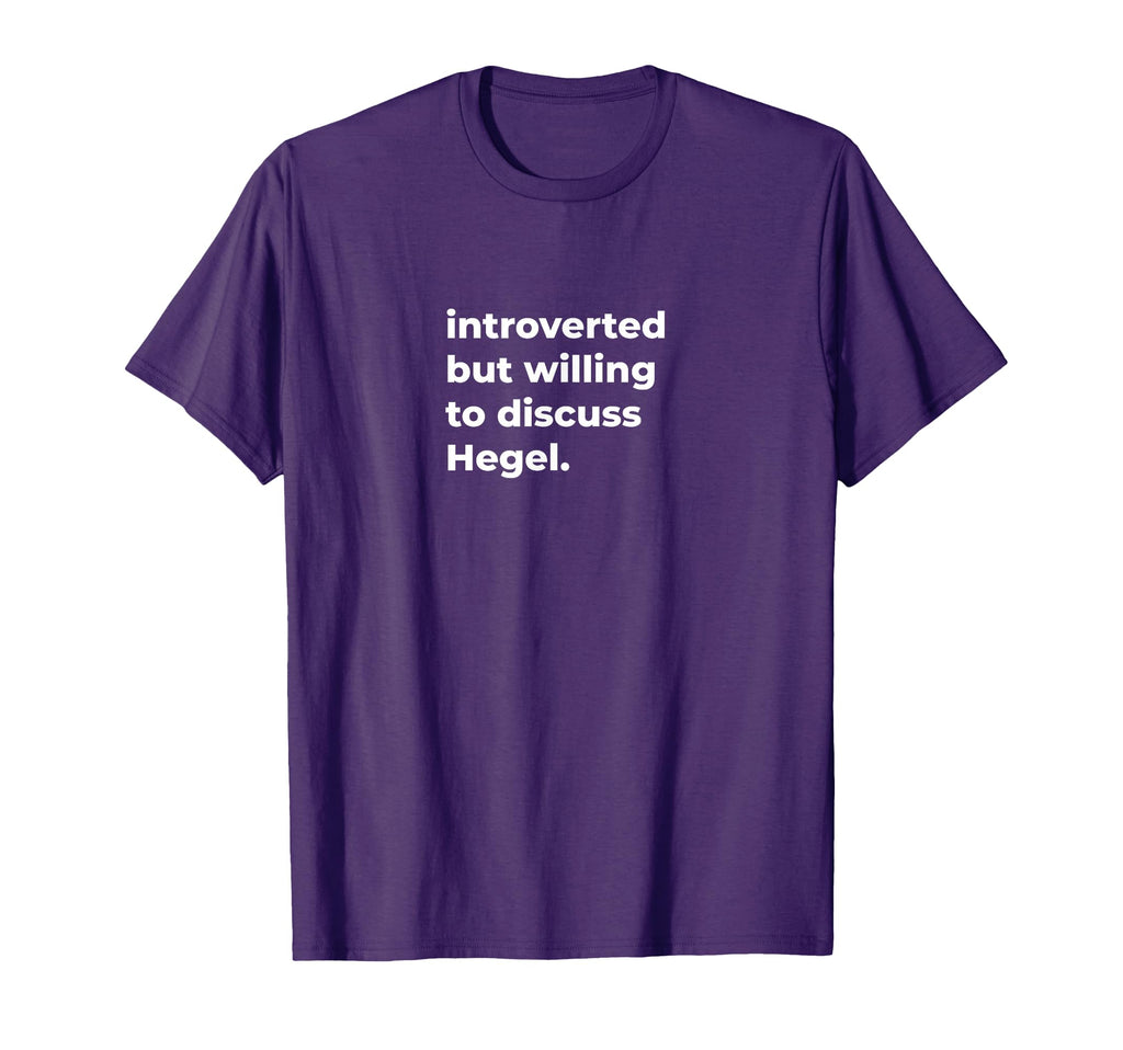 Introverted But Willing To Discuss T-Shirt - Fun Novelty Design Men Women - T-Shirt, Sweatshirt, Hoodie