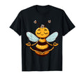 Meditation Bee Yoga Pose Relaxing Animal T-Shirt - Graphic Print for Adults - T-Shirt, Sweatshirt, Hoodie