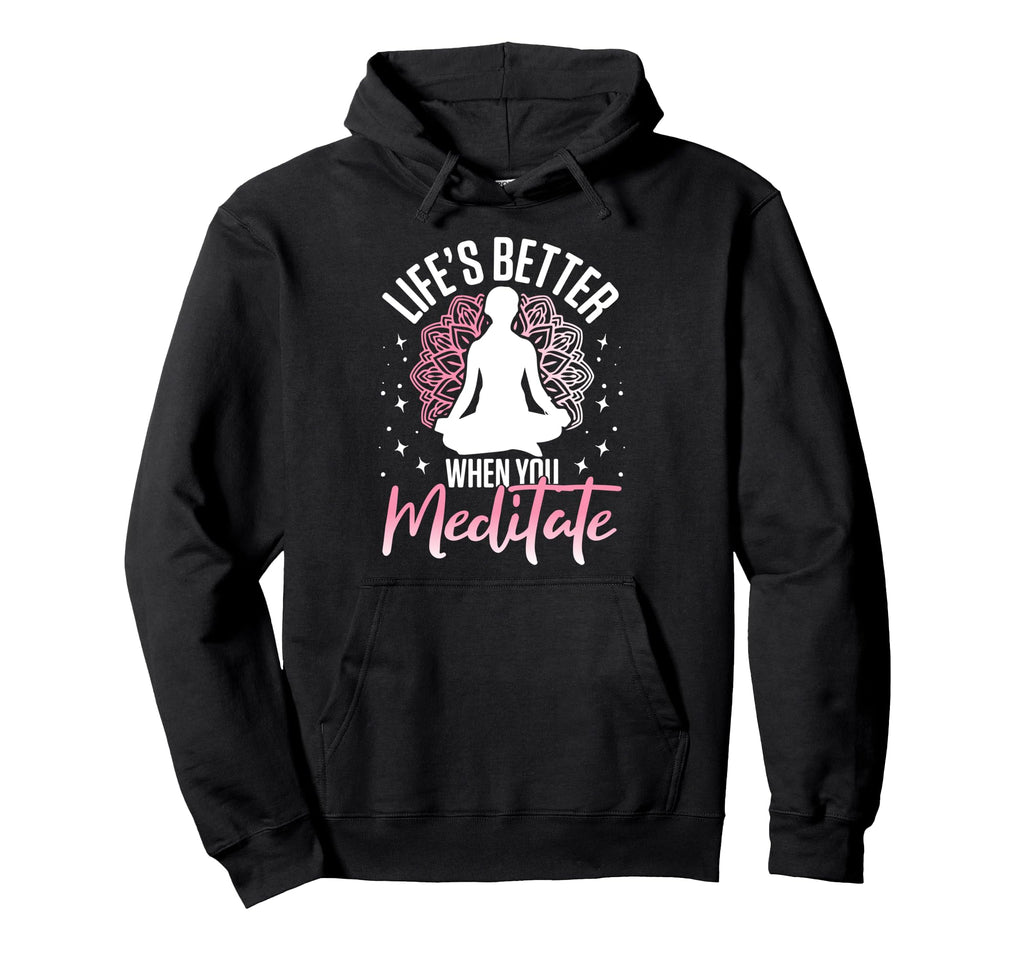 Meditation Yoga Spiritual Peace Hoodie - Aesthetic Graphic Men Women - T-Shirt, Sweatshirt, Hoodie