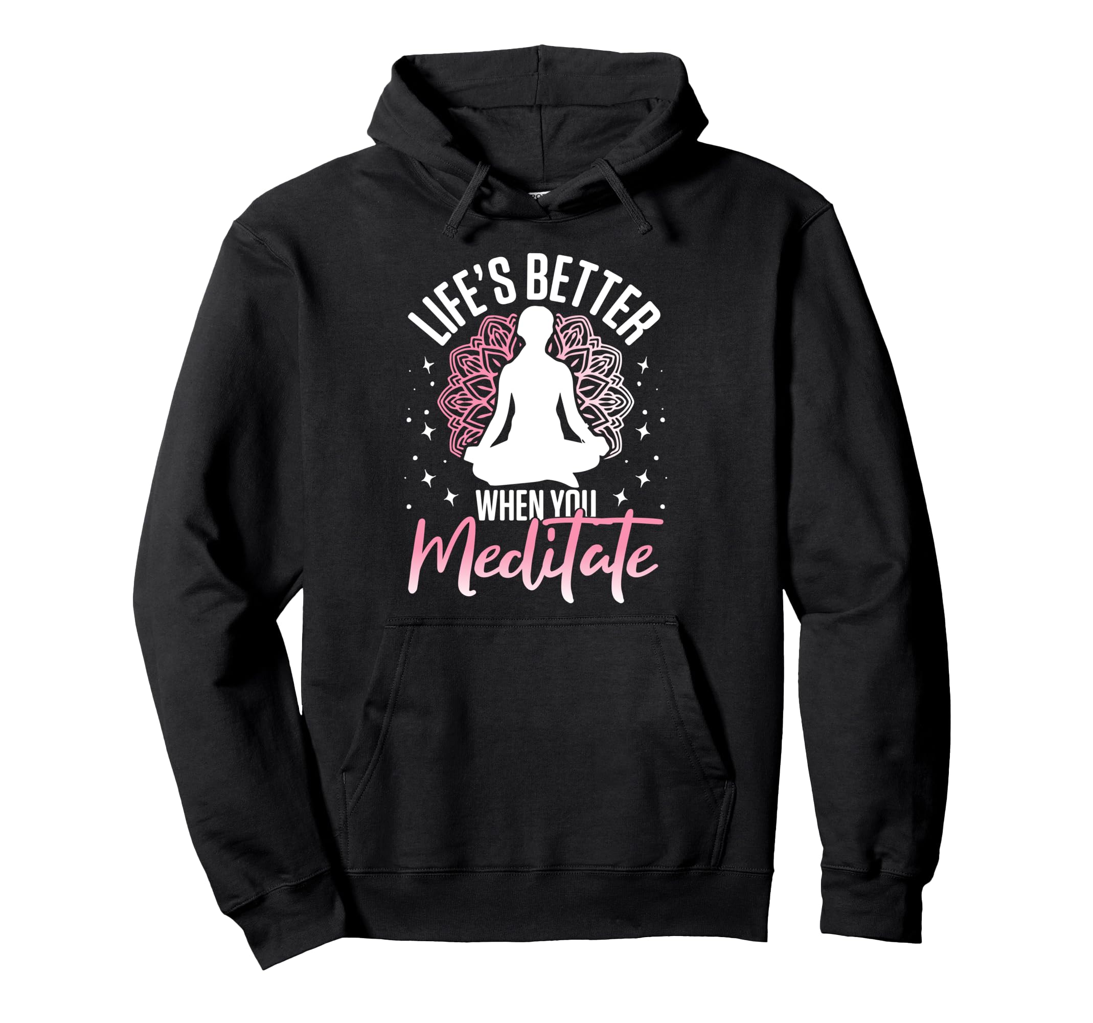 Meditation Yoga Spiritual Peace Hoodie - Aesthetic Graphic Men Women - T-Shirt, Sweatshirt, Hoodie