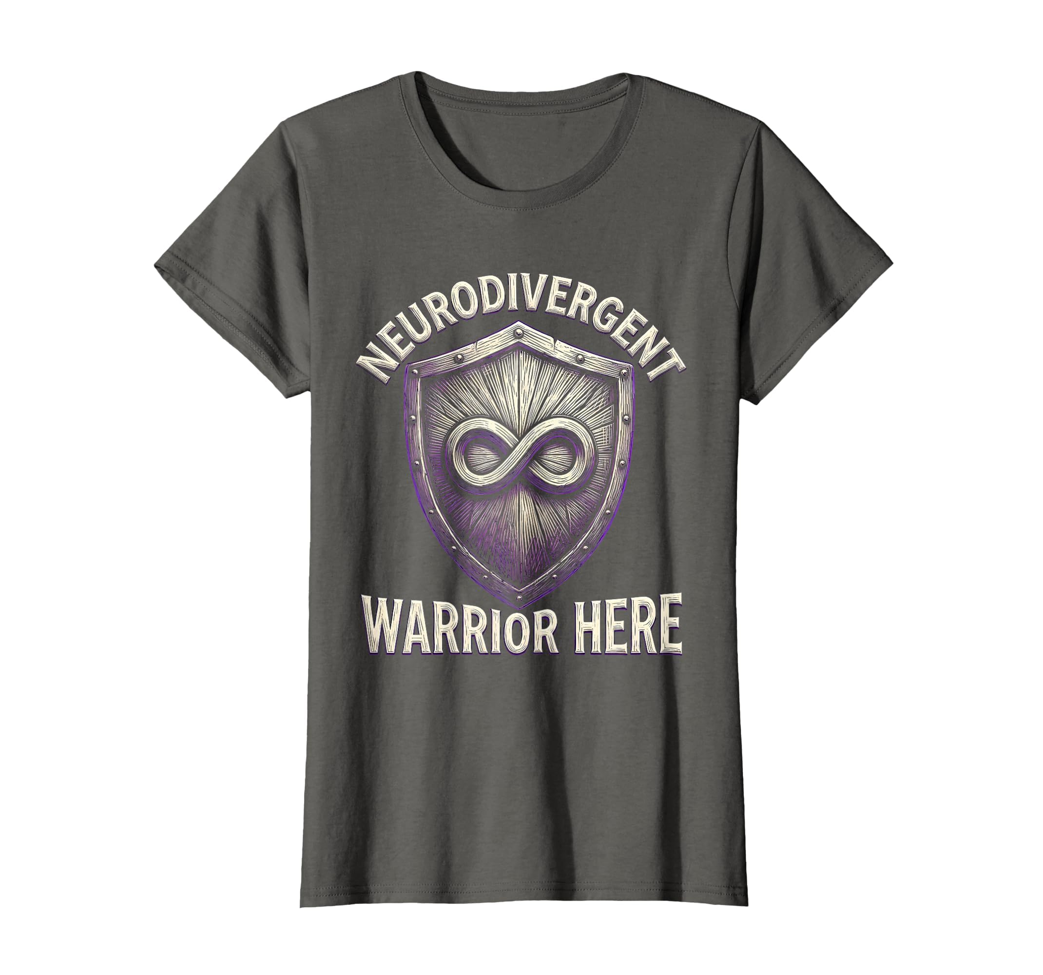 Neurodivergent Warrior Here Empowerment T-Shirt - Graphic Print Men Women - T-Shirt, Sweatshirt, Hoodie