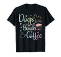 Dogs Books Coffee Book Lover Sweatshirt - Casual Everyday Wear Unisex - T-Shirt, Sweatshirt, Hoodie