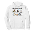 Speech Pawthology Funny Speech Therapist Hoodie - Graphic Print for Adults - T-Shirt, Sweatshirt, Hoodie