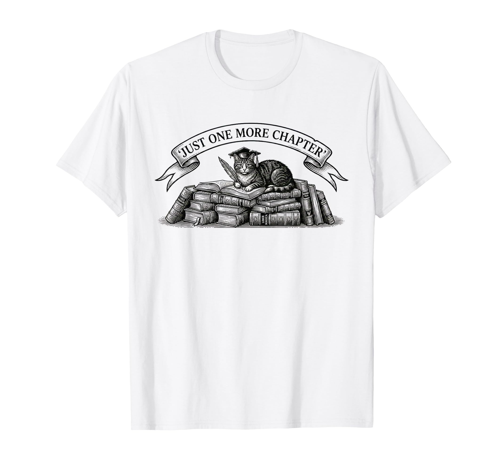 Woodcut Cat Engraving Dark Academia T-Shirt - Trendy Graphic Men Women - T-Shirt, Sweatshirt, Hoodie