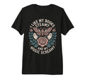 I Like My Books Steamy And My Music T-Shirt - Custom Art Print Unisex - T-Shirt, Sweatshirt, Hoodie