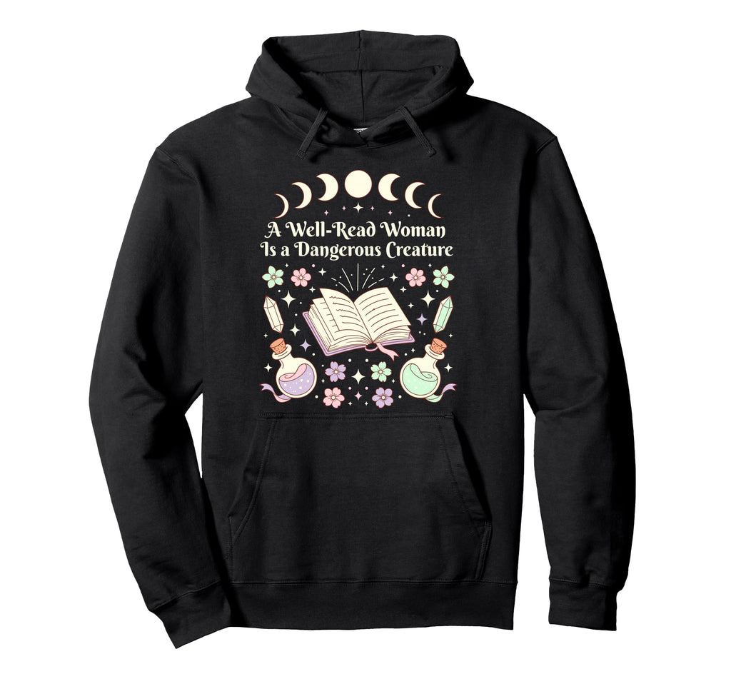 Well Read Literature Celestial Book Hoodie - Fun Novelty Design Men Women - T-Shirt, Sweatshirt, Hoodie