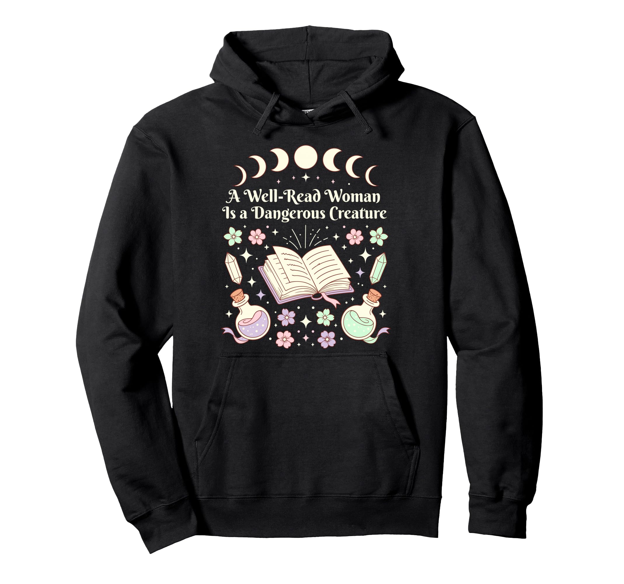 Well Read Literature Celestial Book Hoodie - Fun Novelty Design Men Women - T-Shirt, Sweatshirt, Hoodie