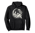 Book Day Keeps Reality Away Distressed Hoodie - Minimalist Print Unisex - T-Shirt, Sweatshirt, Hoodie