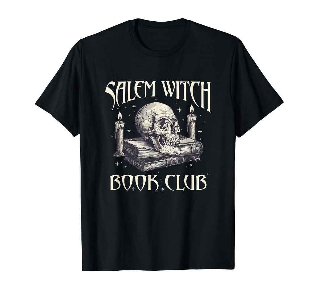 Salem Witch Book Club Halloween T-Shirt - Minimalist Print for Adults - T-Shirt, Sweatshirt, Hoodie