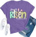 Easter Shirts for Women Christian Easter Bunny T-Shirt He is Risen Matthew 28:6 Tee Top Unisex T-shirt, Sweatshirt, Hoodie, Long Sleeve Tee - T-Shirt, Sweatshirt, Hoodie