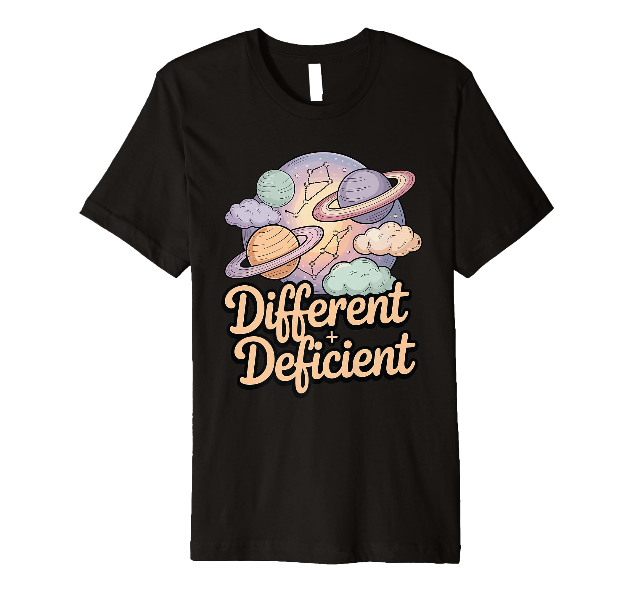 Different Is Not Deficient T-Shirt - Aesthetic Graphic Unisex - T-Shirt, Sweatshirt, Hoodie