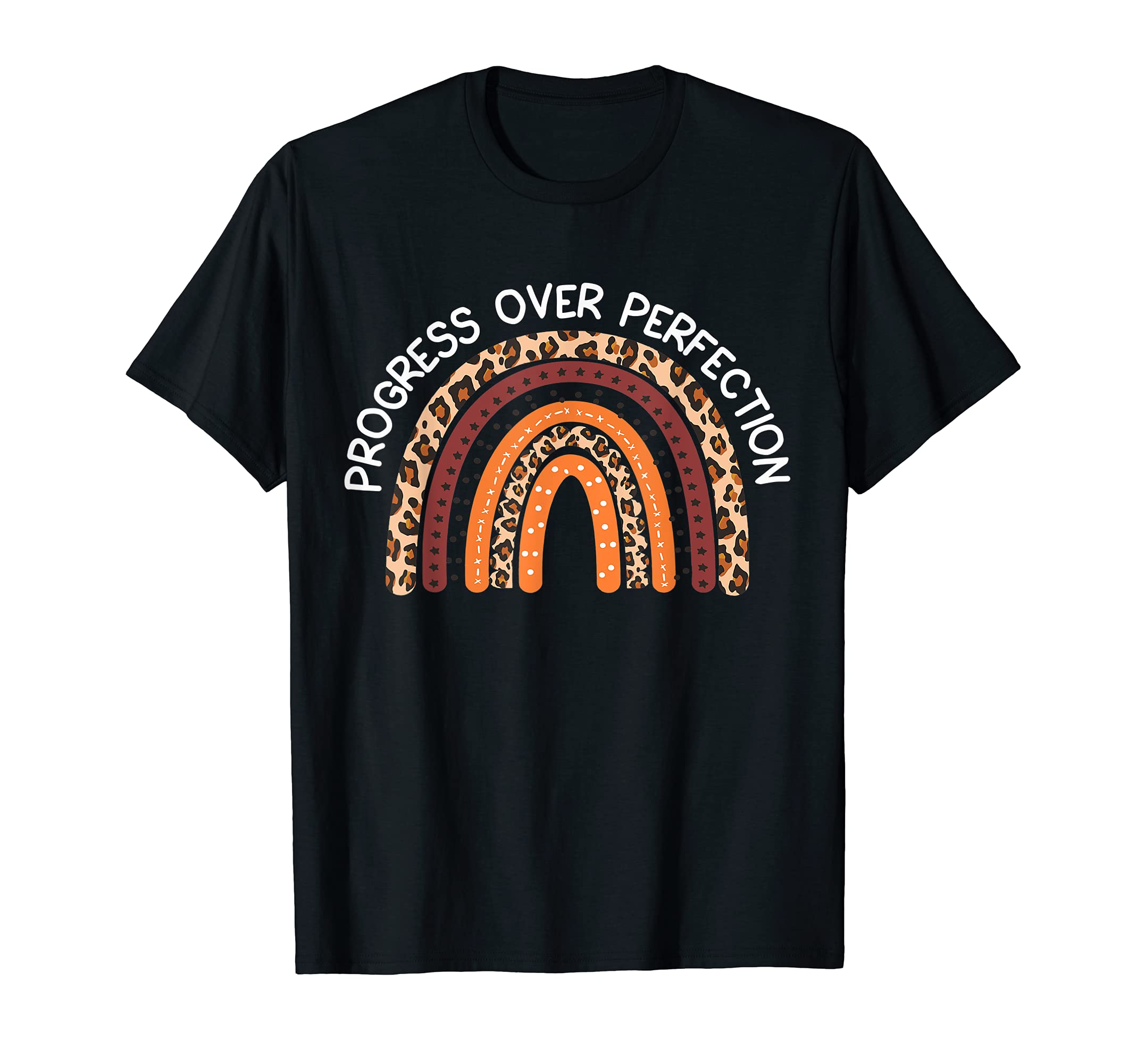 Motivational Progress Over Perfection T-Shirt - Fun Novelty Design Unisex - T-Shirt, Sweatshirt, Hoodie