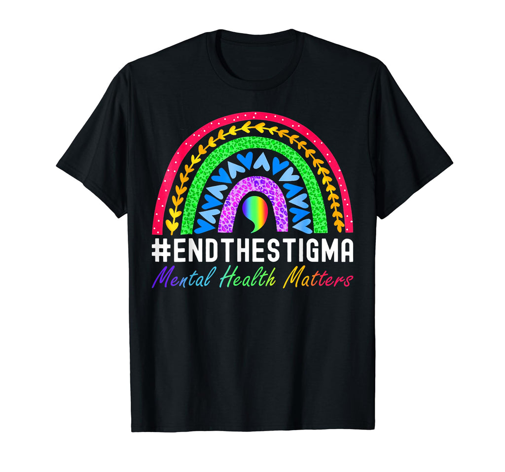 End Stigma Mental Health Matters T-Shirt - Unique Graphic for Adults - T-Shirt, Sweatshirt, Hoodie
