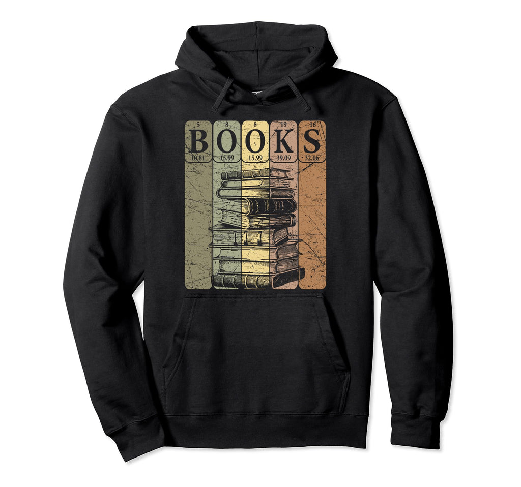 Book Reader Periodic Table Elements Hoodie - Trendy Graphic for Adults - T-Shirt, Sweatshirt, Hoodie