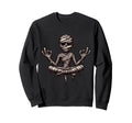 Meditation Mummy Yoga Pose Sweatshirt - Novelty Apparel for Adults - T-Shirt, Sweatshirt, Hoodie