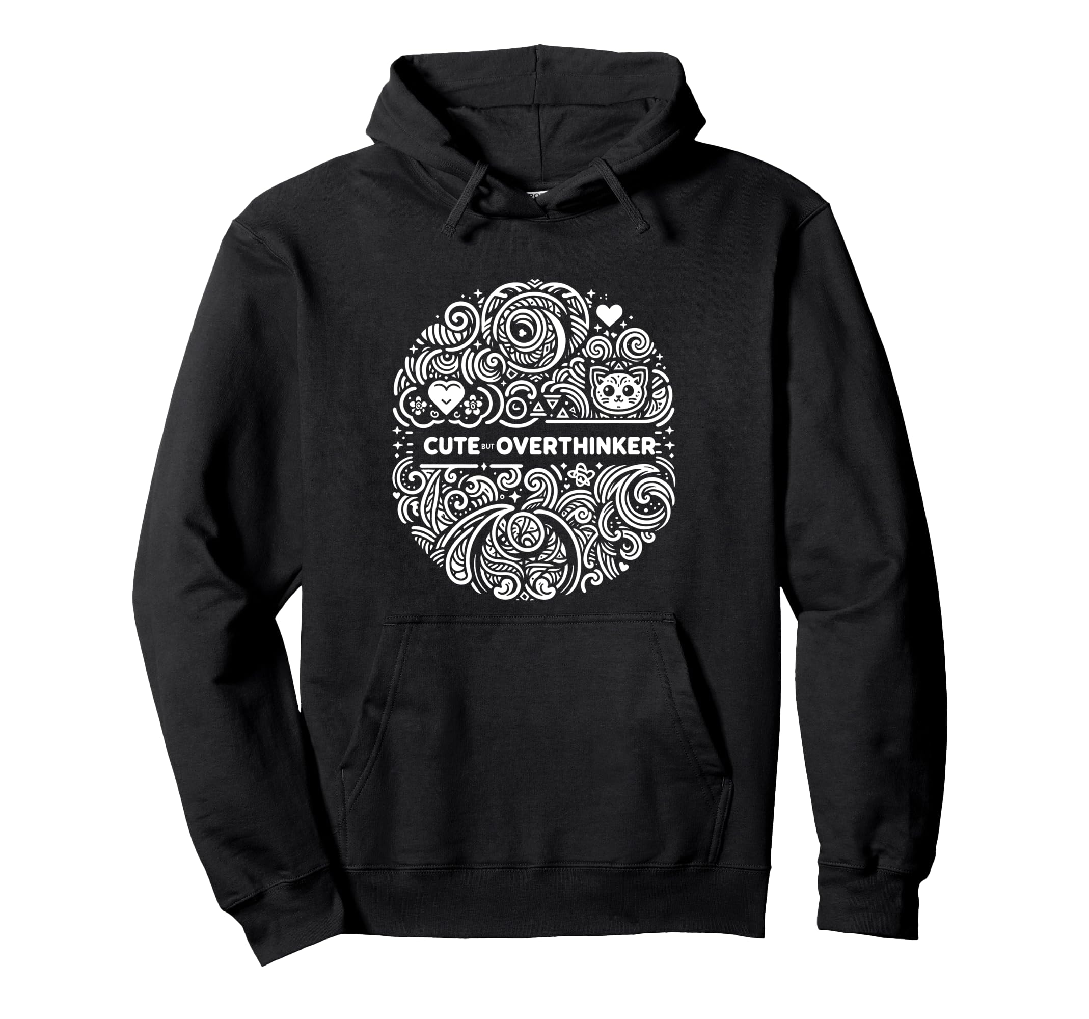 But Overthinker Hoodie - Casual Everyday Wear Men Women - T-Shirt, Sweatshirt, Hoodie