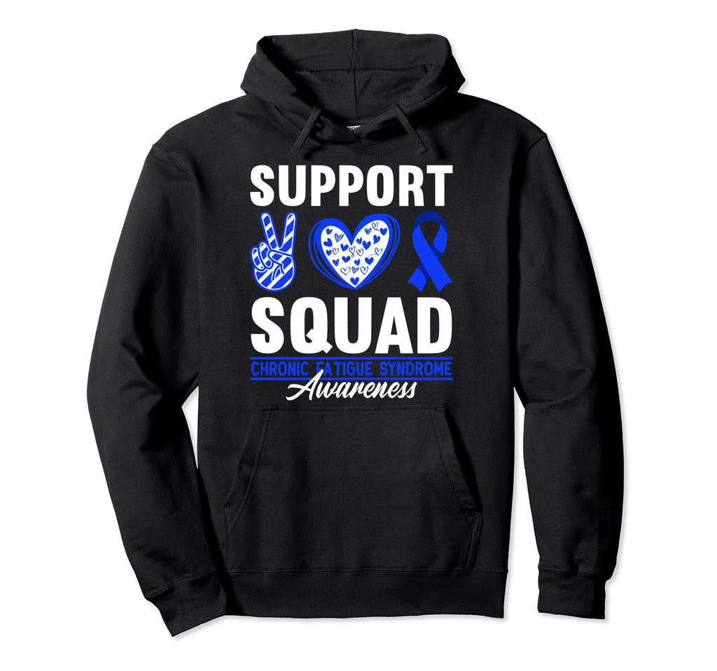 Support Awareness Squad I Me Cfs Chronic Hoodie - Graphic Print Men Women - T-Shirt, Sweatshirt, Hoodie