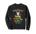 Adorable Bookworm Easily Sweatshirt - Custom Art Print for Adults - T-Shirt, Sweatshirt, Hoodie