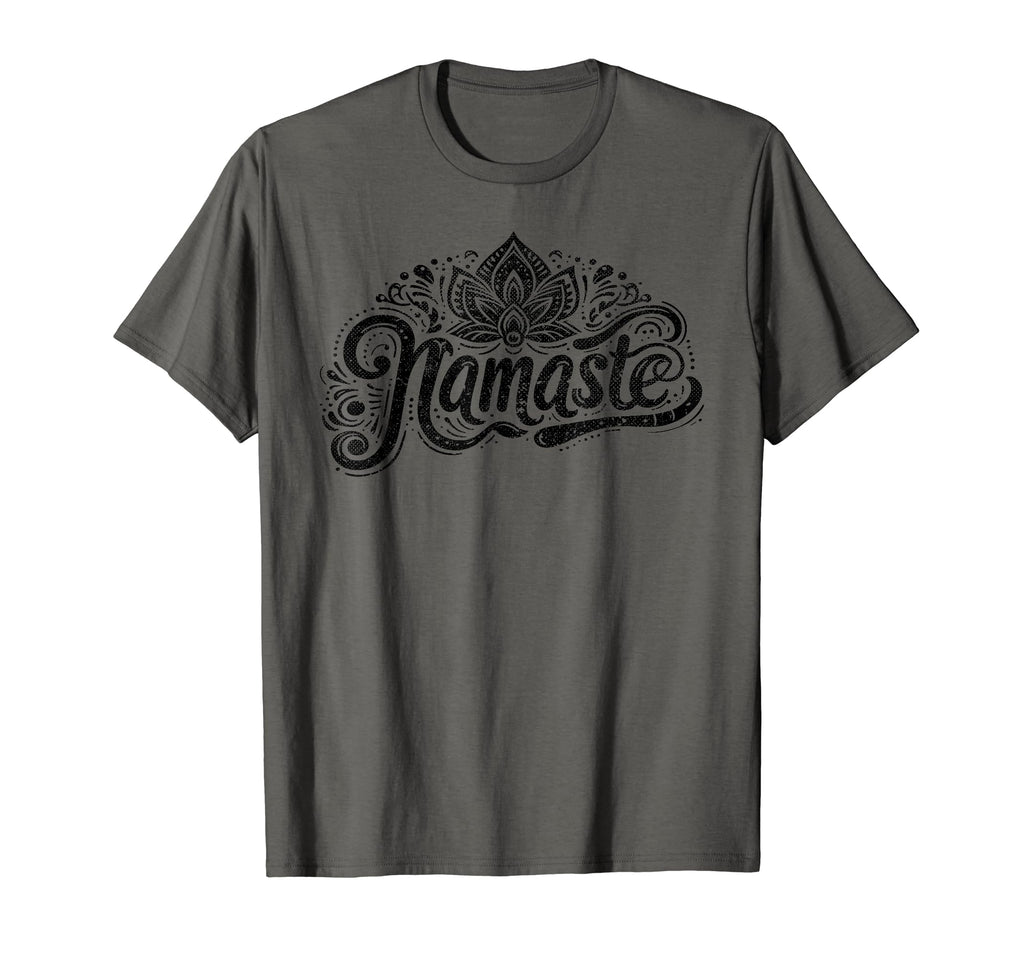Namaste Yoga Meditation Zen Lotus Mandala T-Shirt - Novelty Apparel Unisex - T-Shirt, Sweatshirt, Hoodie