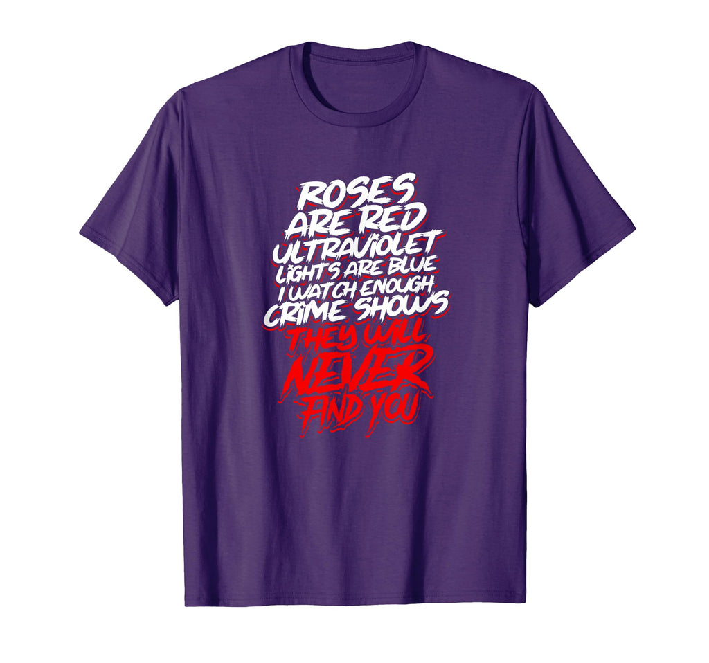 Roses Are Red Ultraviolet Lights T-Shirt - Aesthetic Graphic for Adults - T-Shirt, Sweatshirt, Hoodie