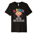 Adhd Brain Like Race Car Control Like T-Shirt - Custom Art Print Men Women - T-Shirt, Sweatshirt, Hoodie