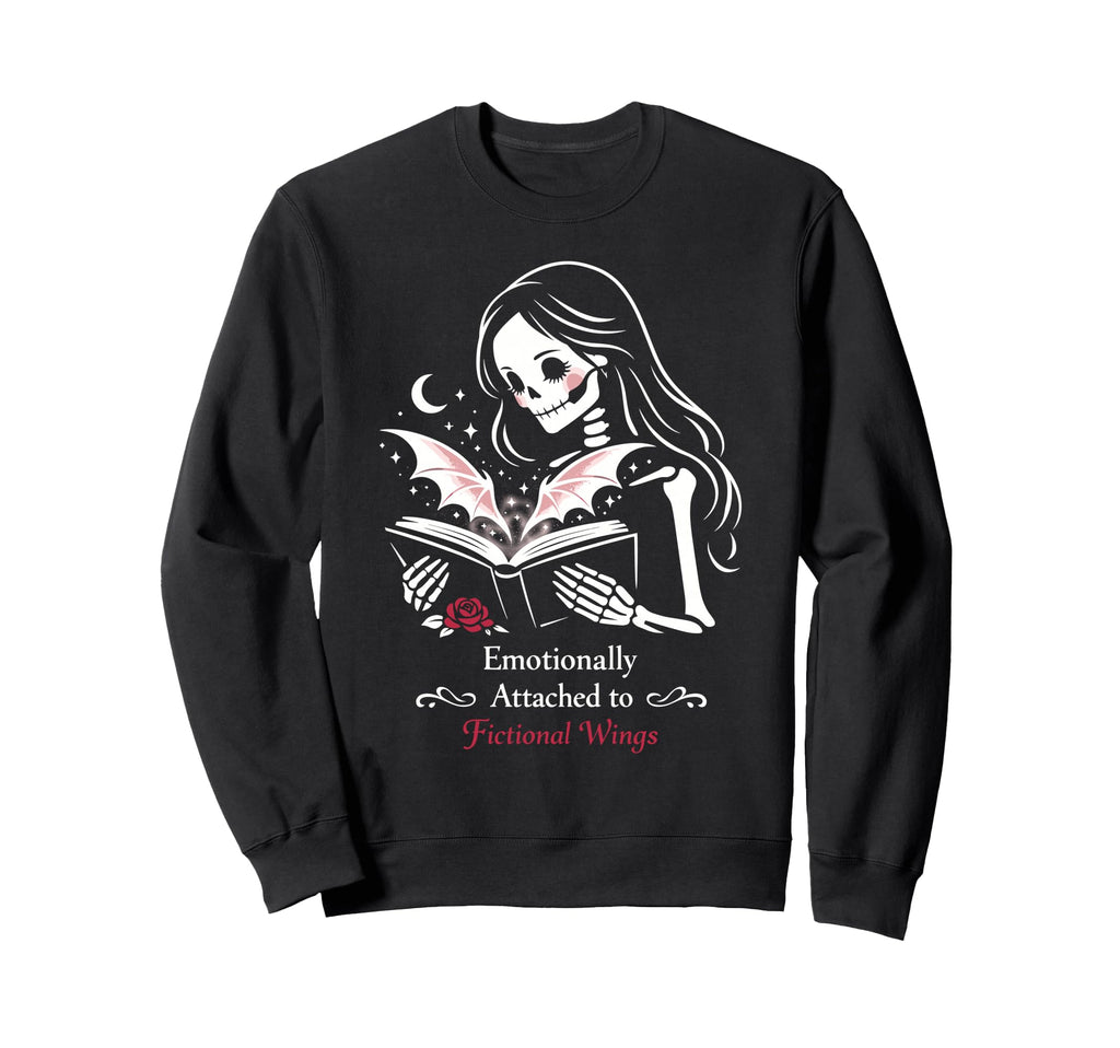 Fantasy Reader Gifts Dragon Reading Sweatshirt - Graphic Print for Adults - T-Shirt, Sweatshirt, Hoodie