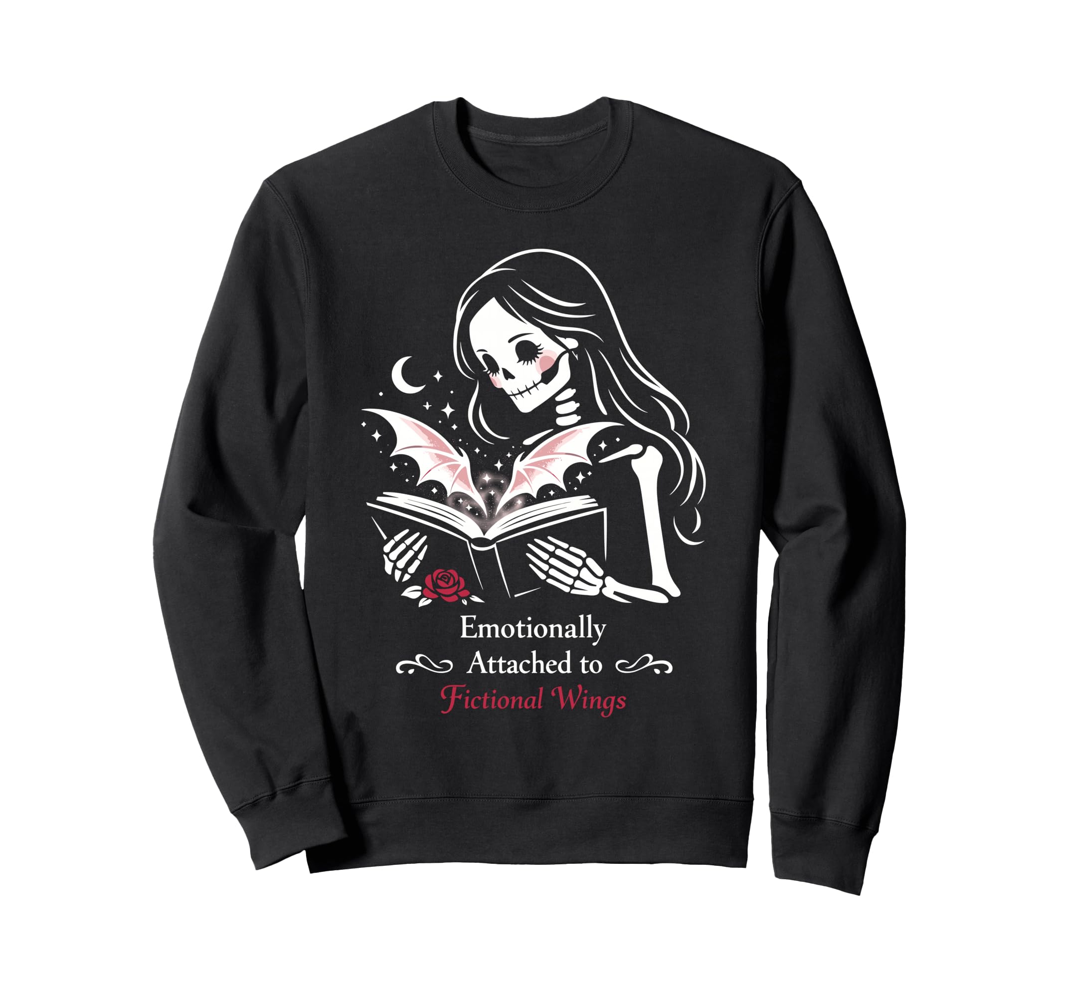 Fantasy Reader Gifts Dragon Reading Sweatshirt - Graphic Print for Adults - T-Shirt, Sweatshirt, Hoodie