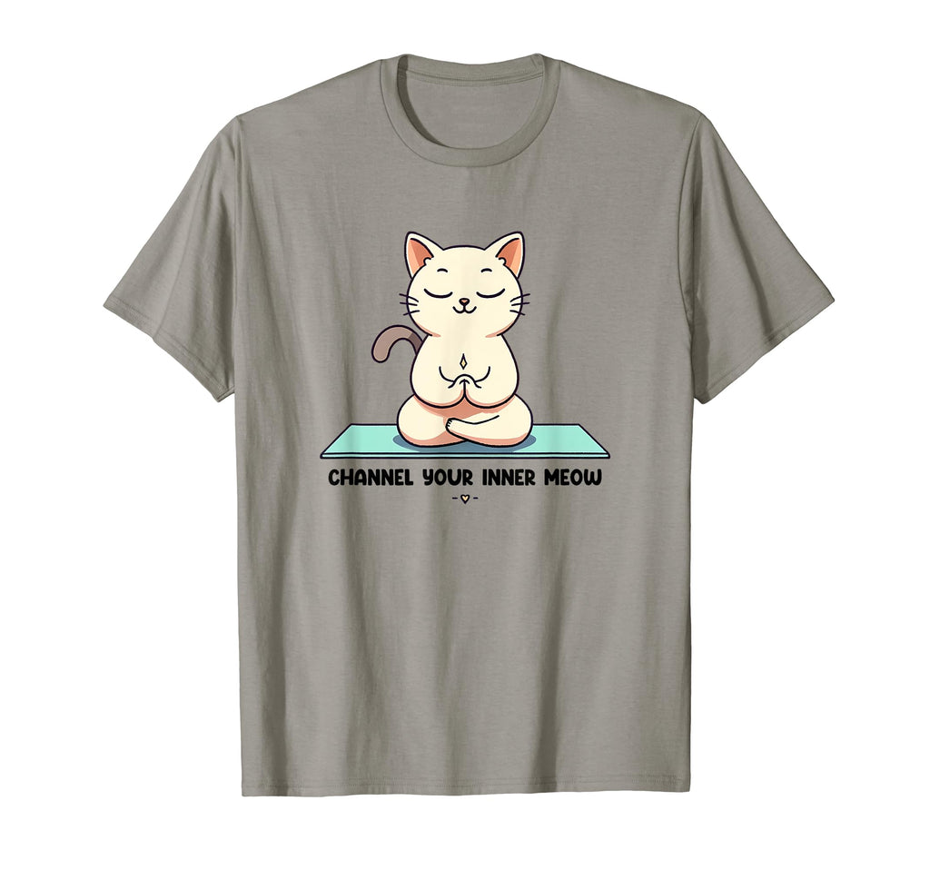 Cat Lover Channel Your Inner Meow T-Shirt - Custom Art Print Unisex - T-Shirt, Sweatshirt, Hoodie