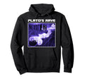 Platos Rave Cave Allegory Funny Raver Hoodie - Novelty Apparel Unisex - T-Shirt, Sweatshirt, Hoodie