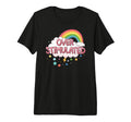 Overstimulated Rainbow Probably T-Shirt - Graphic Print Unisex - T-Shirt, Sweatshirt, Hoodie