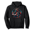 Dragon Wearing Glasses Reading Book Hoodie - Aesthetic Graphic for Adults - T-Shirt, Sweatshirt, Hoodie