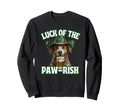 Luck Paw Rish St Patricks Day Dog Sweatshirt - Casual Everyday Wear Unisex - T-Shirt, Sweatshirt, Hoodie
