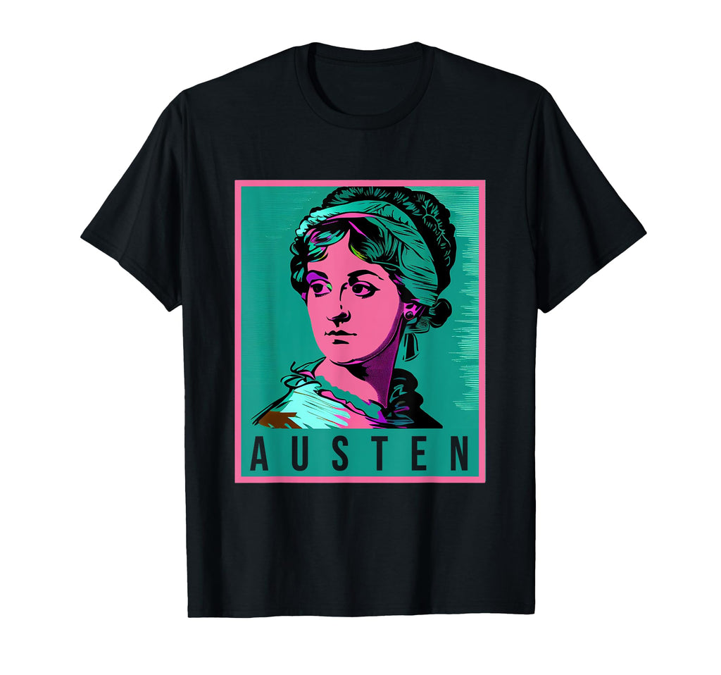 Jane Austen Womens History Month T-Shirt - Custom Art Print for Adults - T-Shirt, Sweatshirt, Hoodie