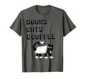 Book Lovers Books Cats And Coffee T-Shirt - Custom Art Print for Adults - T-Shirt, Sweatshirt, Hoodie