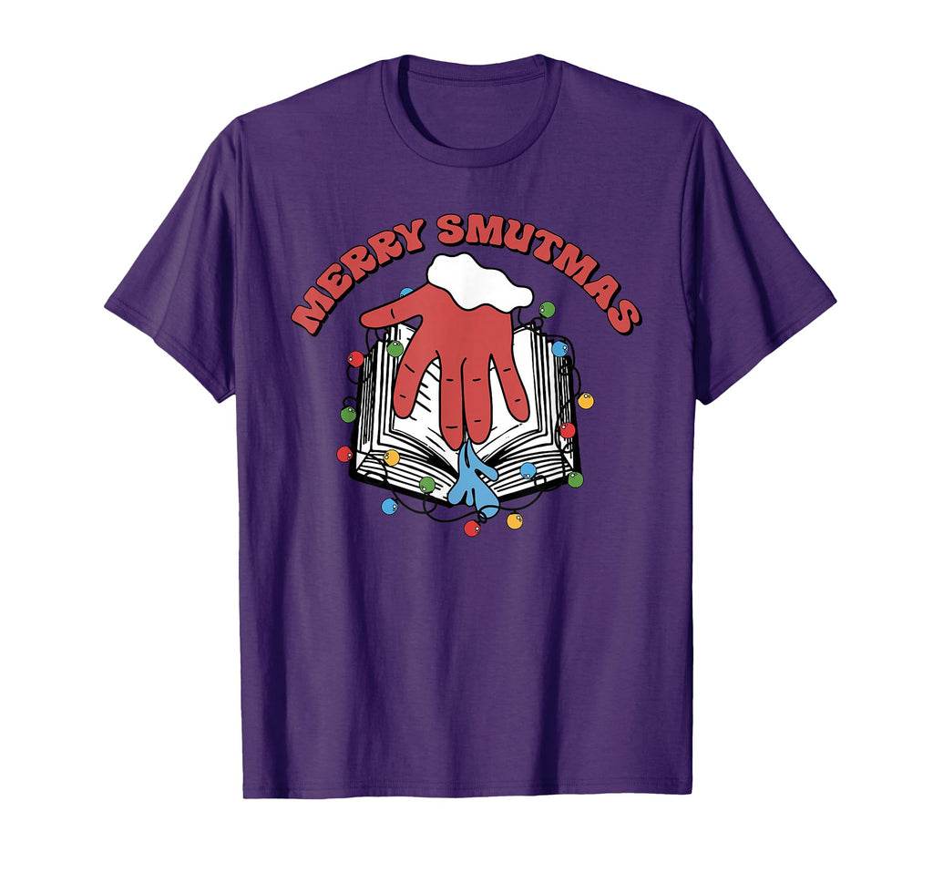 Merry Smutmas Smut Readers Funny T-Shirt - Minimalist Print Men Women - T-Shirt, Sweatshirt, Hoodie