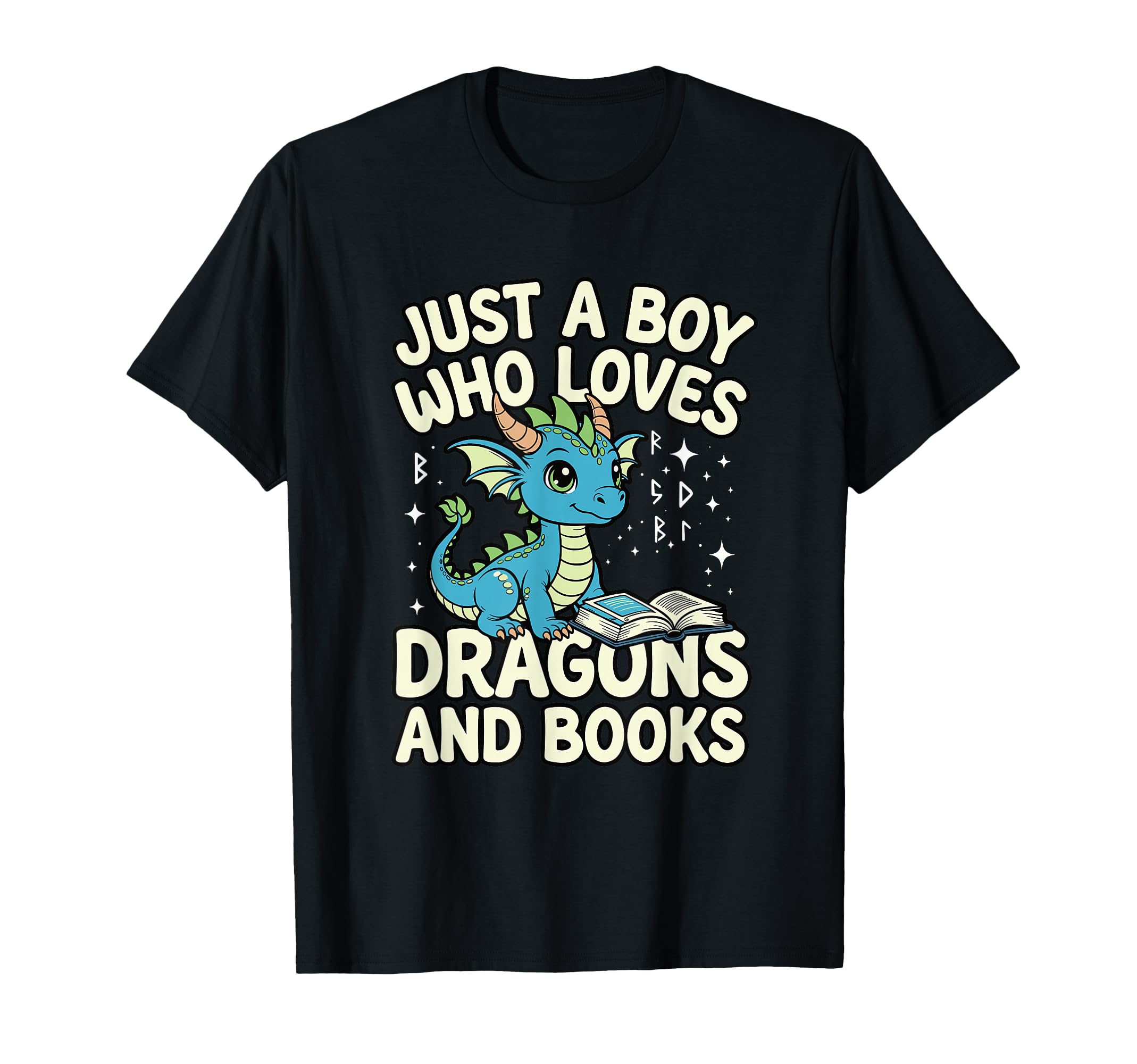 Just Who Loves Dragons And Books Fantasy T-Shirt - Graphic Print for Adults - T-Shirt, Sweatshirt, Hoodie