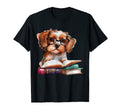 Book Dog Bibliophile Doglovers T-Shirt - Novelty Apparel for Adults - T-Shirt, Sweatshirt, Hoodie