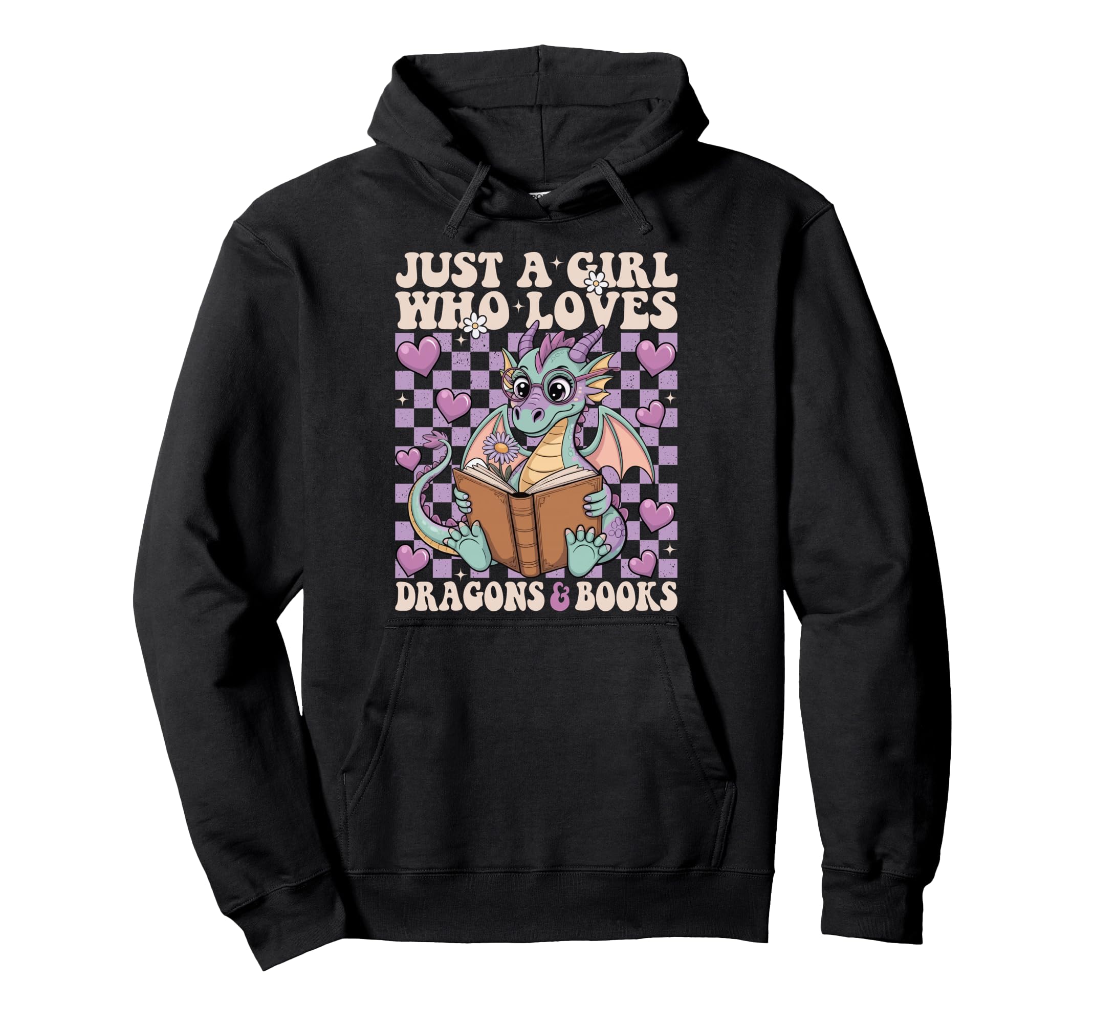 Just Who Loves Dragons And Books Dragon Hoodie - Novelty Apparel Men Women - T-Shirt, Sweatshirt, Hoodie