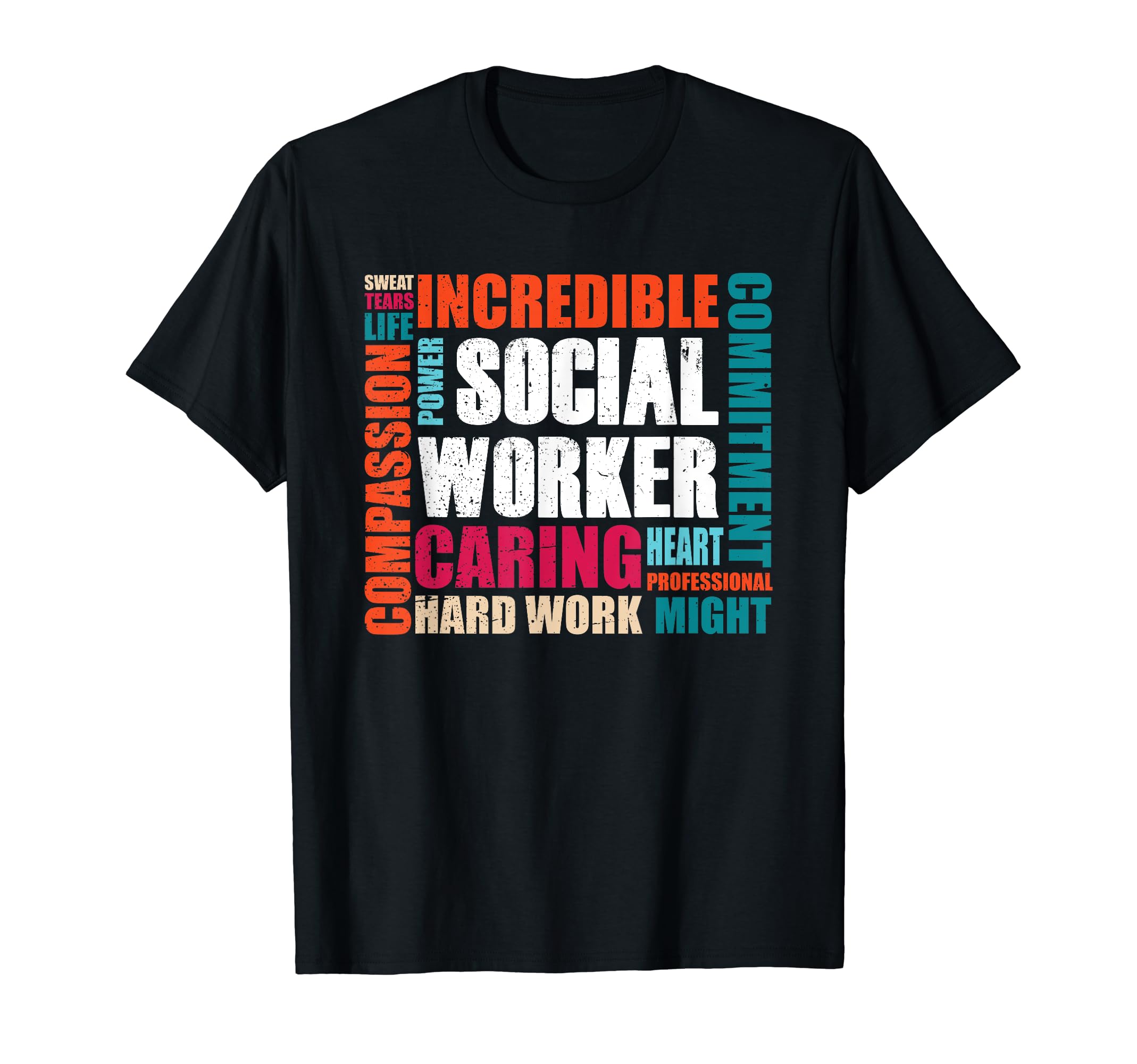 Social Work Month Worker School T-Shirt - Aesthetic Graphic Men Women - T-Shirt, Sweatshirt, Hoodie