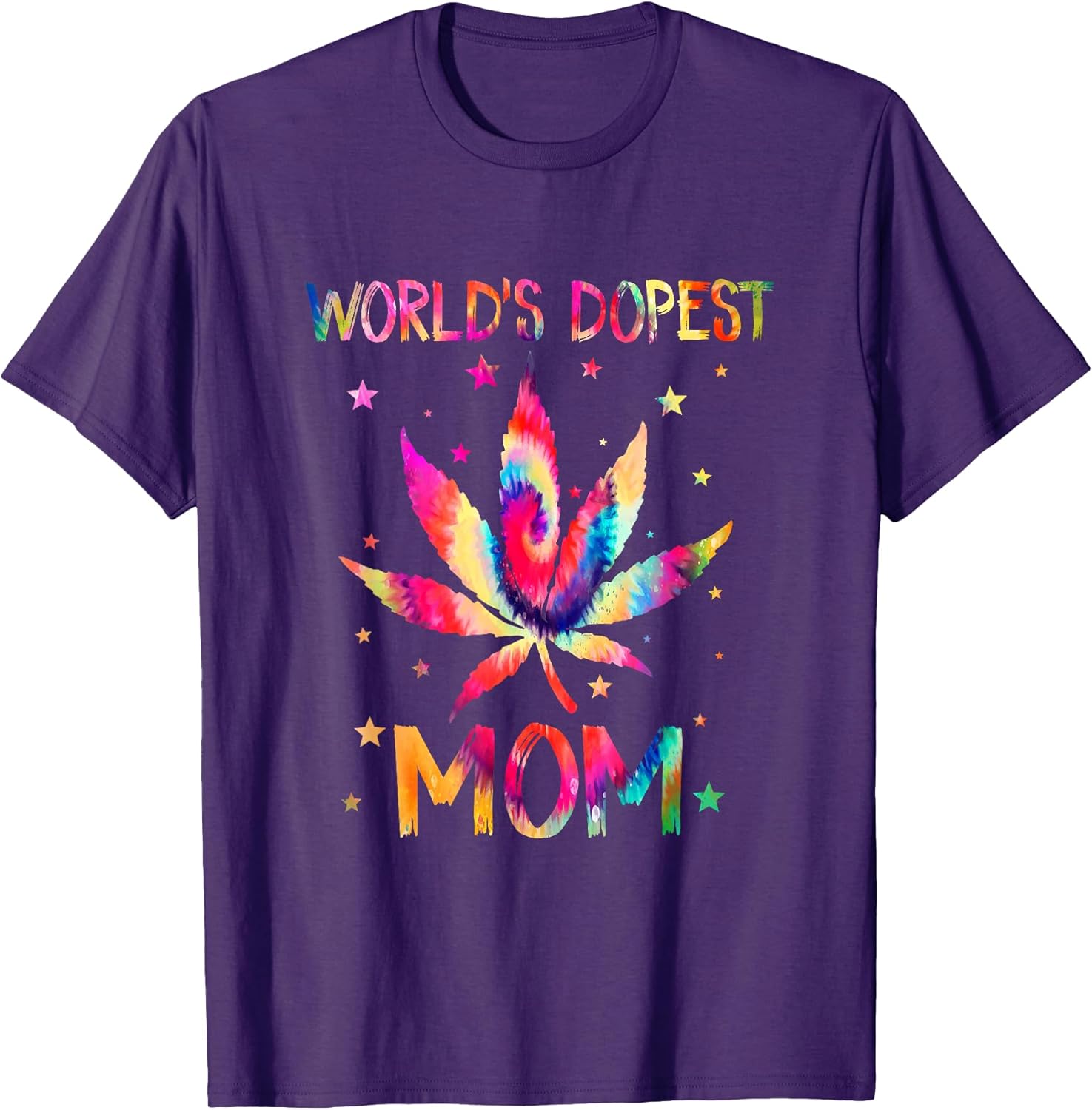 World's Dopest Mom Weed Leaf Unisex T-shirt, Sweatshirt, Hoodie, Long Sleeve Tee - T-Shirt, Sweatshirt, Hoodie