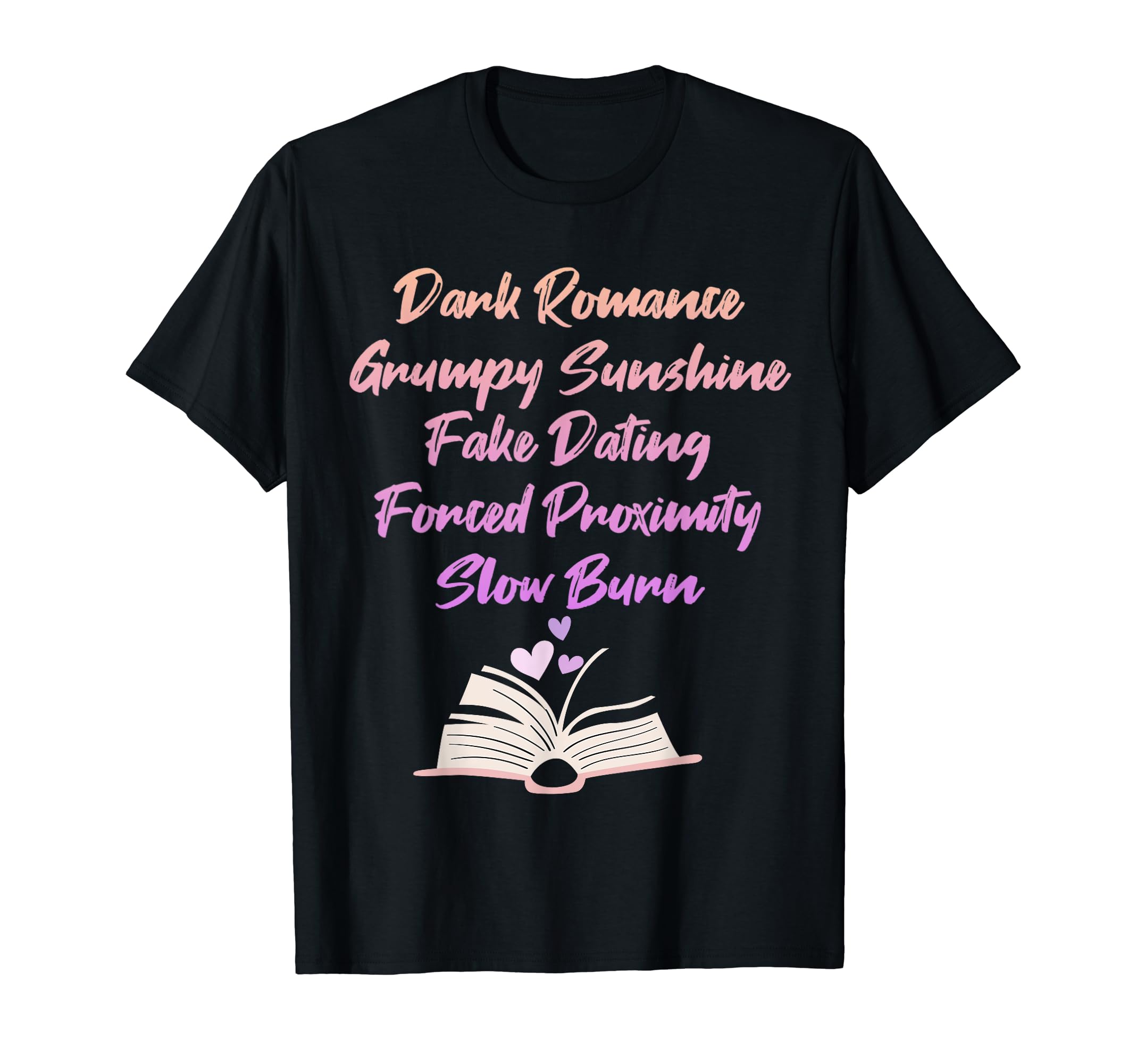 Bibliophile Romance Book Genre T-Shirt - Trendy Graphic Unisex - T-Shirt, Sweatshirt, Hoodie