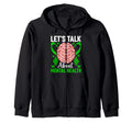 Mental Health Awareness Ribbon Items Hoodie - Novelty Apparel Men Women - T-Shirt, Sweatshirt, Hoodie