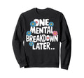 Typography Flowers Mental Health Sweatshirt - Aesthetic Graphic for Adults - T-Shirt, Sweatshirt, Hoodie