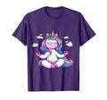 Meditation Unicorn Yoga Pose Relaxing T-Shirt - Graphic Print Men Women - T-Shirt, Sweatshirt, Hoodie