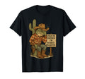 Hold Partner Im Overstimulated Cowboy T-Shirt - Minimalist Print for Adults - T-Shirt, Sweatshirt, Hoodie