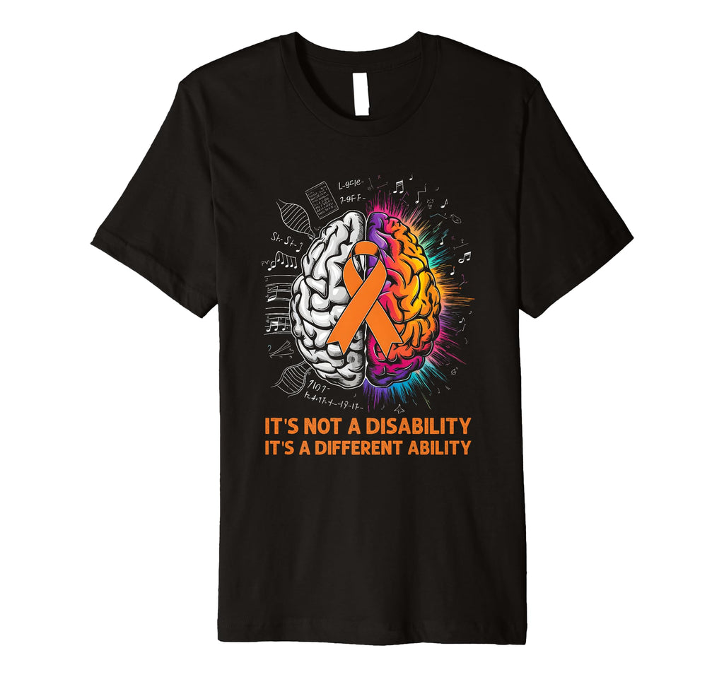 Adhd Awareness Neurodiversity T-Shirt - Casual Everyday Wear Men Women - T-Shirt, Sweatshirt, Hoodie