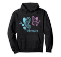 Warrior Semicolon Butterfly Strength Hoodie - Aesthetic Graphic for Adults - T-Shirt, Sweatshirt, Hoodie