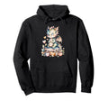 Cozy Green Dragon Book Lover Pastel Hoodie - Aesthetic Graphic Unisex - T-Shirt, Sweatshirt, Hoodie